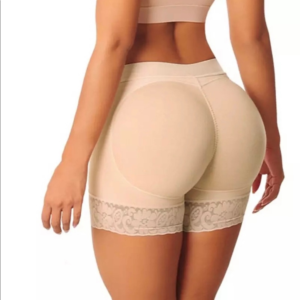 Sexy Women Butt Enhancer Underwear Nude Color